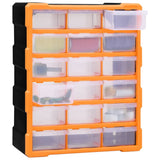 Vidaxl organiser met 18 medium lades 38x16x47 cm