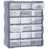 Vidaxl organiser met 18 medium lades 38x16x47 cm