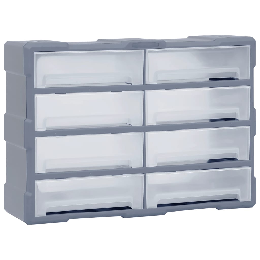 Vidaxl organiser met 8 grote lades 52x16x37 cm