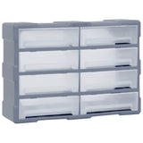 Vidaxl organiser met 8 grote lades 52x16x37 cm