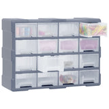Vidaxl organiser met 16 medium lades 52x16x37 cm