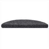 Vidaxl trapmatten zelfklevend 5 st 56x17x3 cm naaldvilt donkergrijs