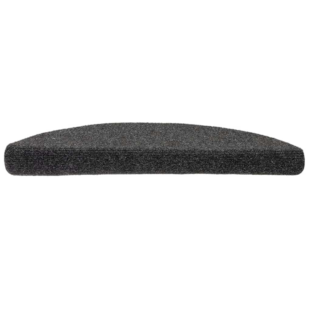 Vidaxl trapmatten zelfklevend 10 st 56x17x3 cm naaldvilt antraciet