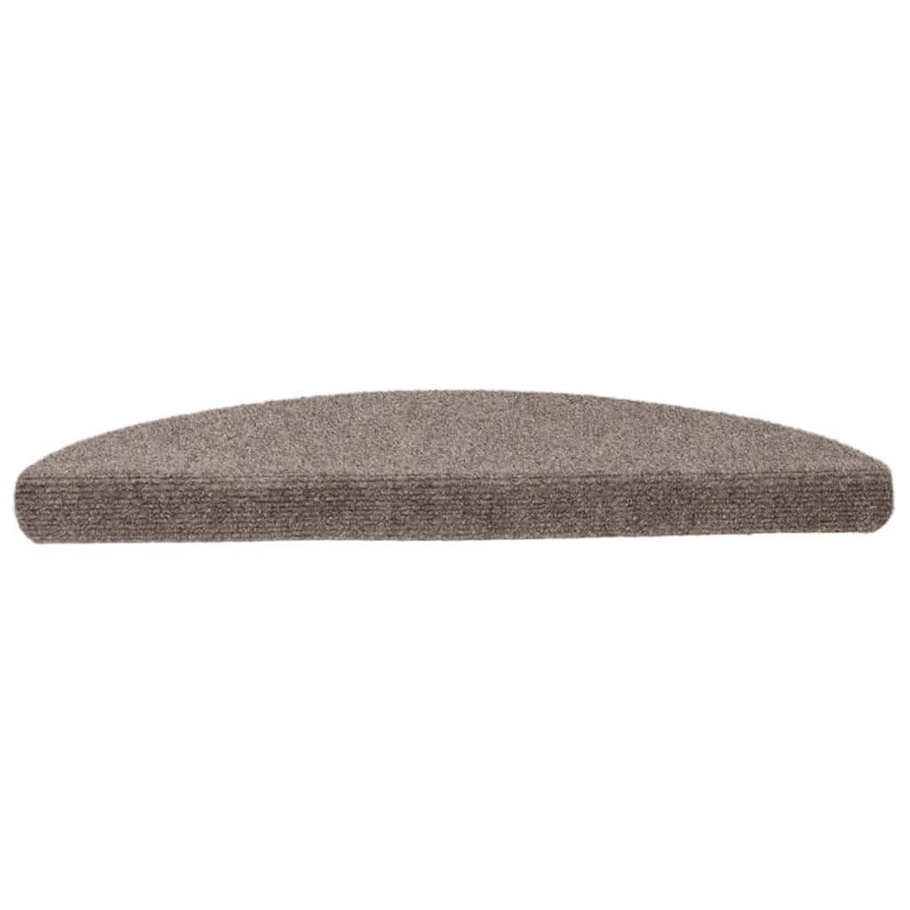 Vidaxl trapmatten zelfklevend 10 st 56x17x3 cm naaldvilt beige