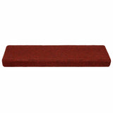 Vidaxl trapmatten zelfklevend 10 st 65x21x4 cm bordeaux rood rechthoekige rand