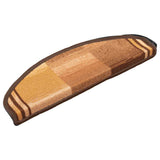 Vidaxl trapmatten zelfklevend 5 st 65x21x4 cm bruin