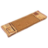 Vidaxl trapmatten zelfklevend 10 st 65x21x4 cm beige