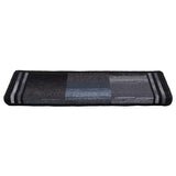 Vidaxl trapmatten zelfklevend 5 st 65x21x4 cm zwart en grijs