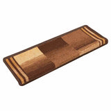 Vidaxl trapmatten zelfklevend 10 st 65x21x4 cm bruin