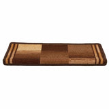 Vidaxl trapmatten zelfklevend 10 st 65x21x4 cm bruin