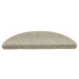 Vidaxl trapmatten zelfklevend 15 st sisal-look 56x17x3 cm lichtgroen