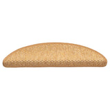 Vidaxl trapmatten zelfklevend 15 st sisal-look 56x17x3 cm sisalkleurig