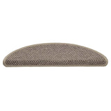 Vidaxl trapmatten zelfklevend 15 st sisal-look 56x17x3 cm donkerbeige