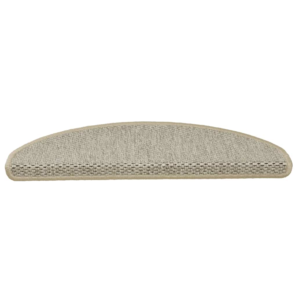 Vidaxl trapmatten zelfklevend 15 st sisal-look 65x21x4 cm lichtgroen