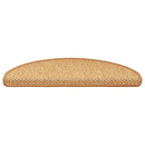 Vidaxl trapmatten zelfklevend 15 st sisal-look 65x21x4 cm sisalkleurig