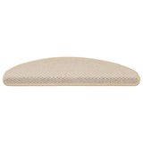 Vidaxl trapmatten zelfklevend 15 st sisal-look 65x21x4 cm berber