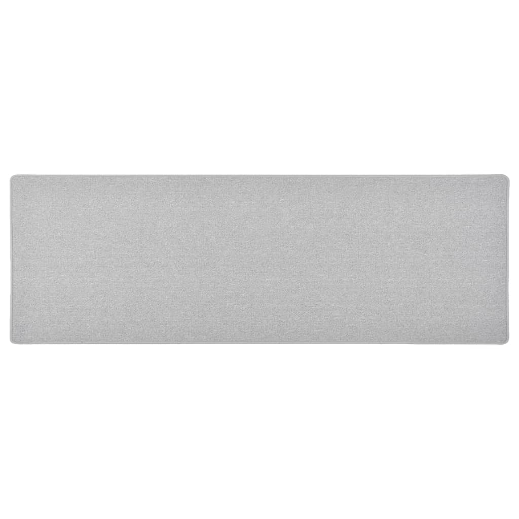 Vidaxl tapijtloper 50x150 cm lichtgrijs