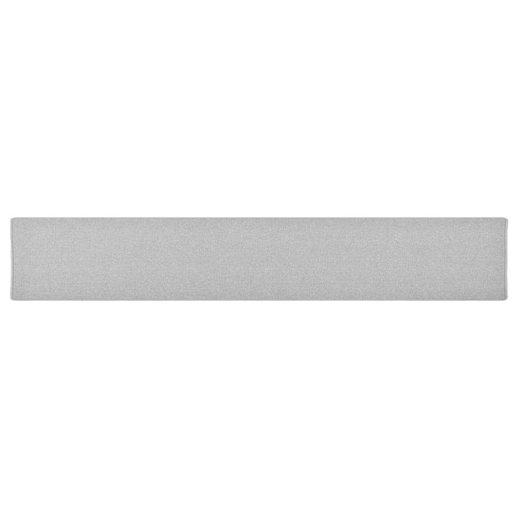 Vidaxl tapijtloper 50x300 cm lichtgrijs