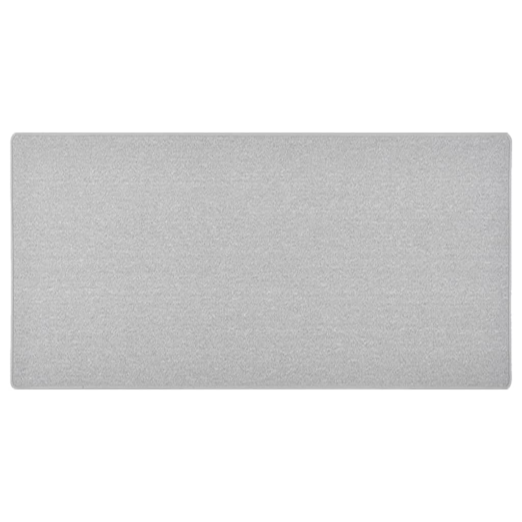 Vidaxl tapijtloper 80x150 cm lichtgrijs