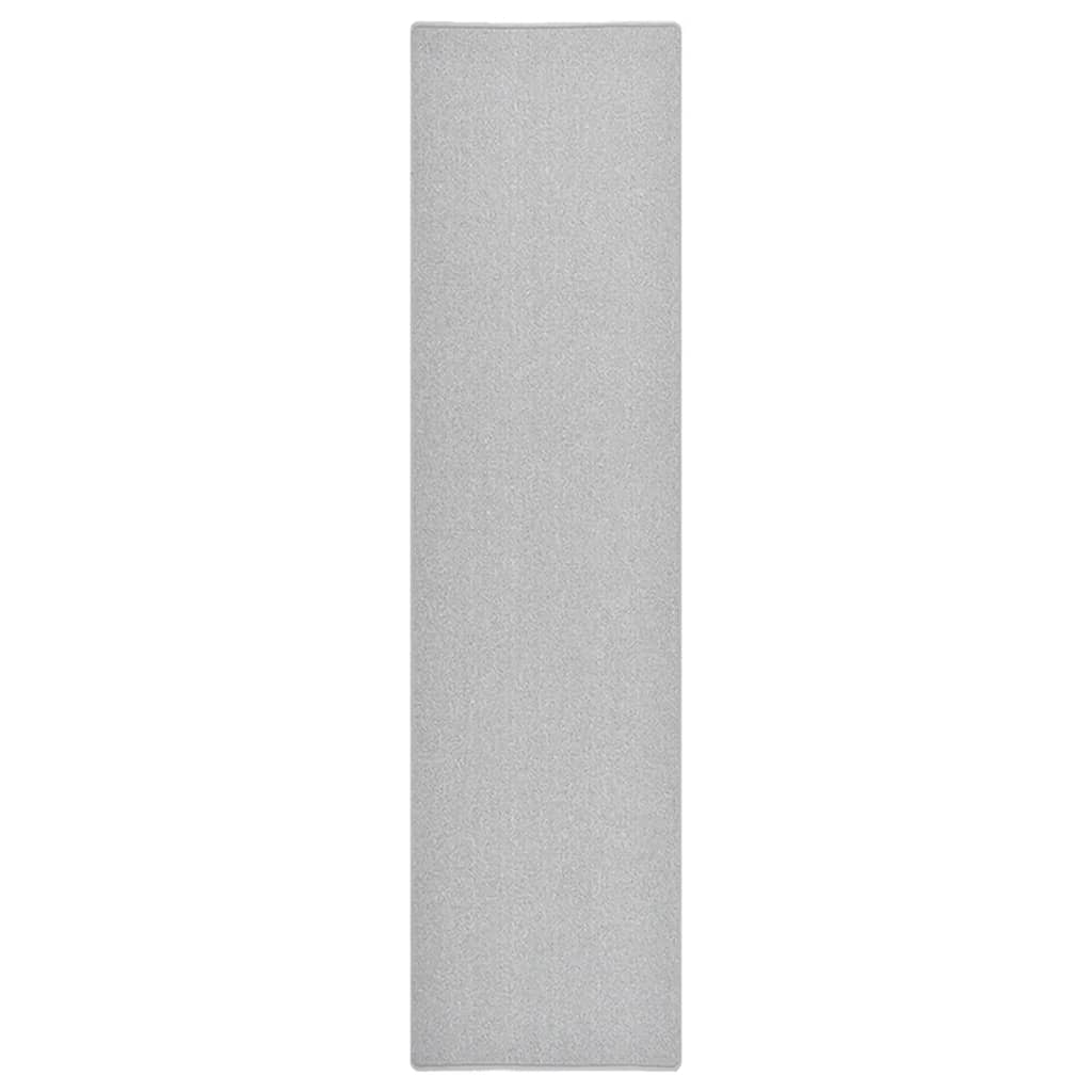 Vidaxl tapijtloper 80x300 cm lichtgrijs