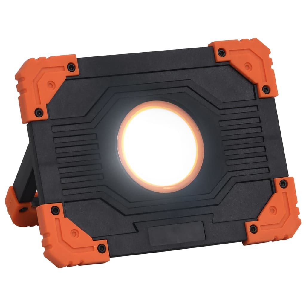 Vidaxl spotlight draagbaar led abs 10 w koudwit