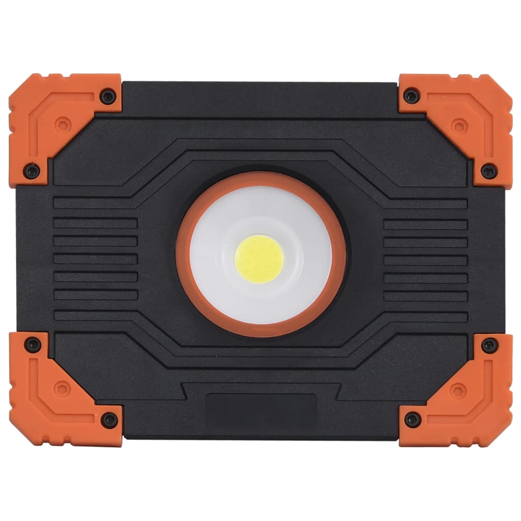 Vidaxl spotlight draagbaar led abs 10 w koudwit