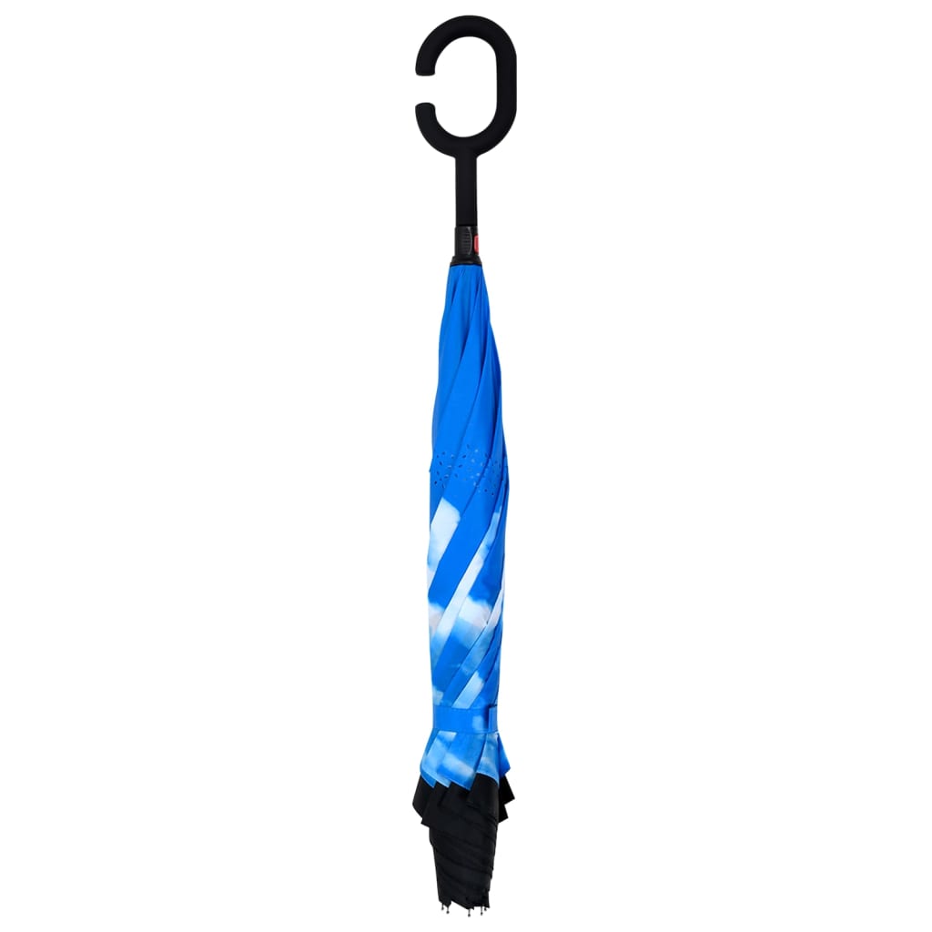 Vidaxl paraplu c-handgreep 108 cm zwart