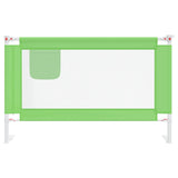 Vidaxl bedhekje peuter 120x25 cm stof groen