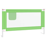 Vidaxl bedhekje peuter 140x25 cm stof groen