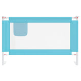 Vidaxl bedhekje peuter 120x25 cm stof blauw