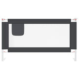 Vidaxl bedhekje peuter 150x25 cm stof donkergrijs