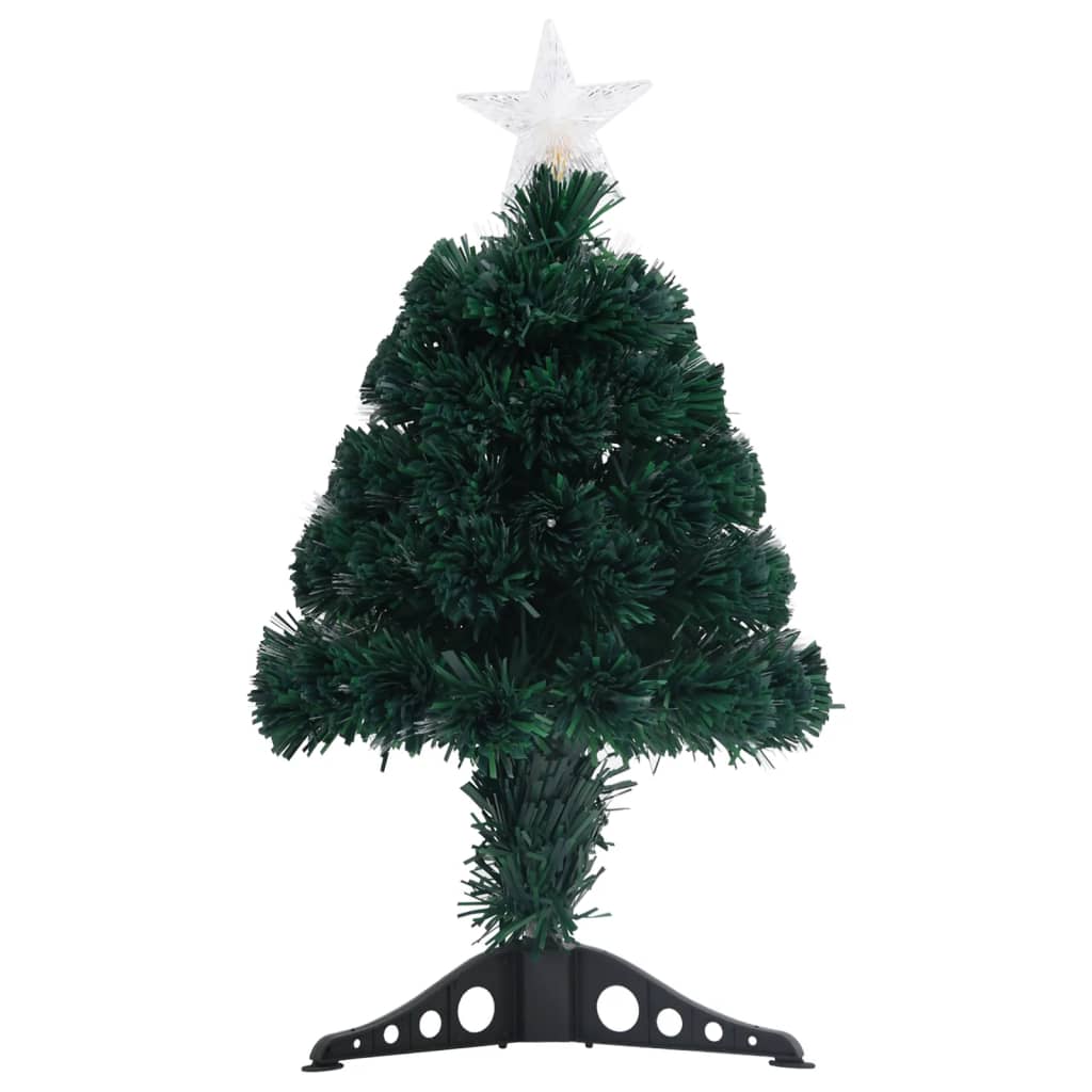 Vidaxl kerstboom met led en standaard 64 cm glasvezel