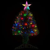 Vidaxl kerstboom met led en standaard 64 cm glasvezel