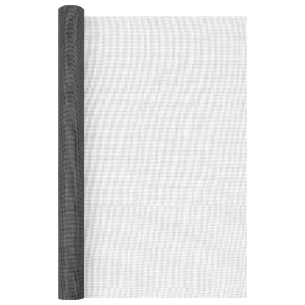 Vidaxl gaas 60x2000 cm glasvezel zwart