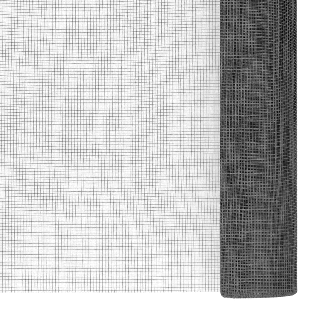 Vidaxl gaas 80x2000 cm glasvezel zwart