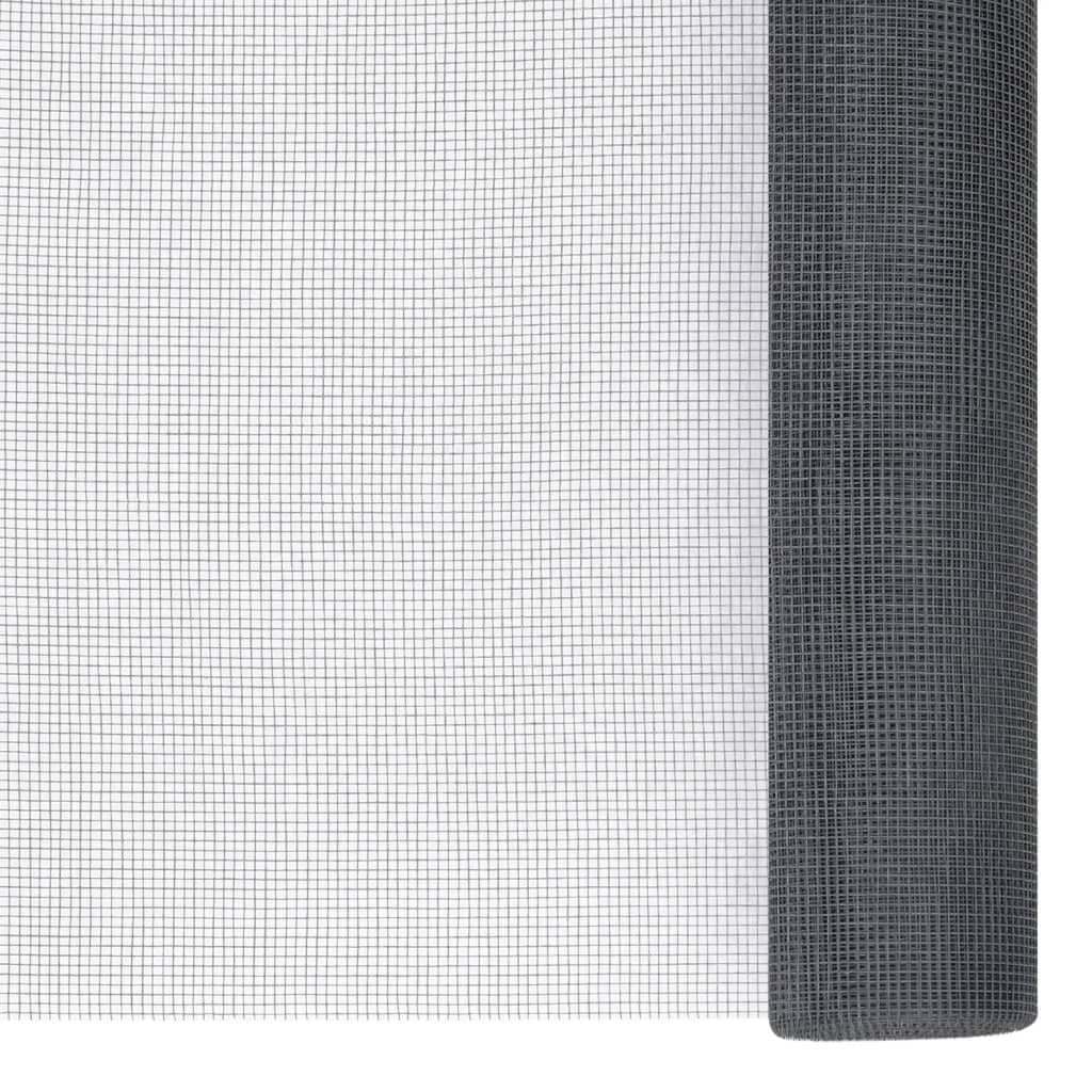 Vidaxl gaas 80x1000 cm glasvezel grijs