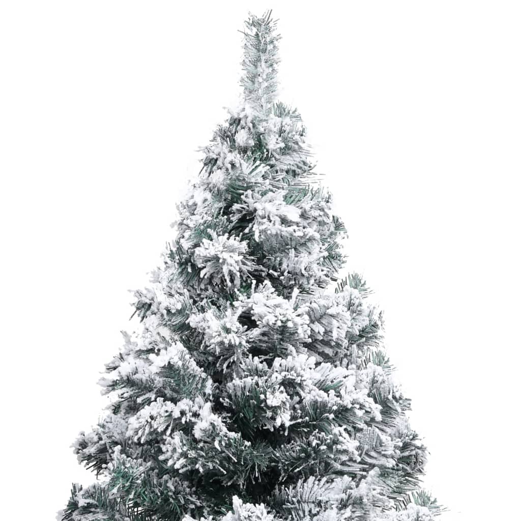 Vidaxl kunstkerstboom met sneeuw 120 cm groen