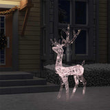 Vidaxl kerstversiering rendier 140 led's 120 cm acryl warmwit