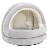 Vidaxl kattenmand 50x50x45 cm grijs en crèmekleurig