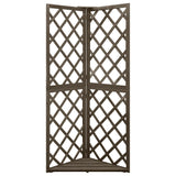 Vidaxl latwerk hoekmodel 50x50x145 cm massief vurenhout