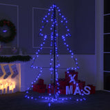 Vidaxl kegelkerstboom 200 led's binnen en buiten 98x150 cm