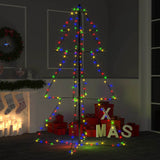 Vidaxl kegelkerstboom 200 led's binnen en buiten 98x150 cm