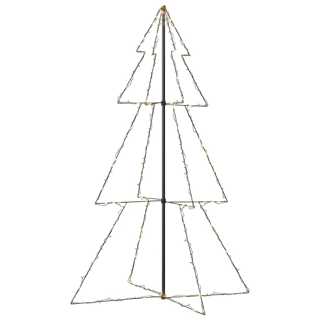 Vidaxl kegelkerstboom 240 led's binnen en buiten 118x150 cm