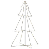 Vidaxl kegelkerstboom 240 led's binnen en buiten 118x150 cm