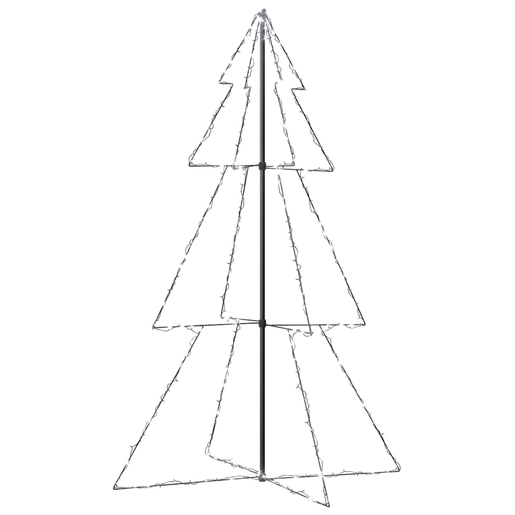Vidaxl kegelkerstboom 240 led's binnen en buiten 118x150 cm