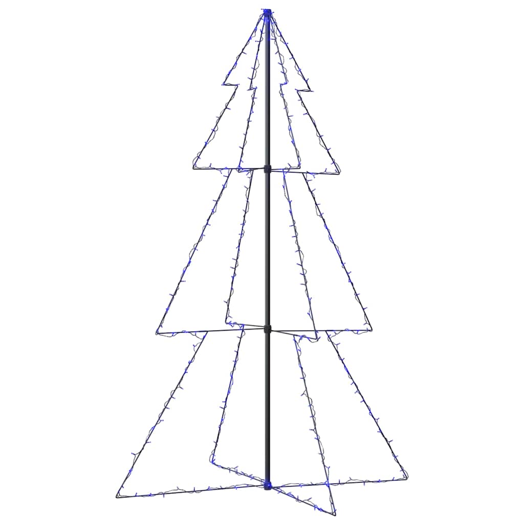 Vidaxl kegelkerstboom 240 led's binnen en buiten 118x150 cm