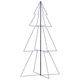 Vidaxl kegelkerstboom 300 led's binnen en buiten 120x220 cm
