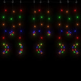 Vidaxl lichtslinger ster en maan 138 led's meerkleurig