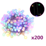 Vidaxl lichtsnoer met 200 led's 8 functies meerkleurig 20 m