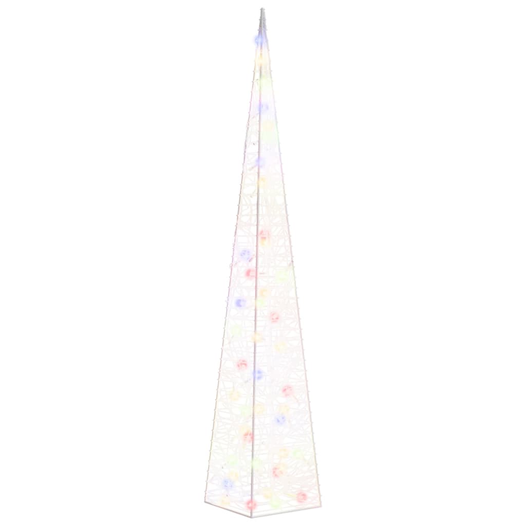 Vidaxl lichtkegel decoratief led 120 cm acryl meerkleurig